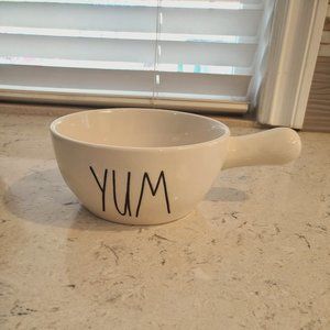 OG Rae Dunn Yum soup bowl with handle